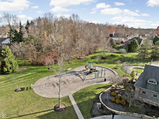 exterior space featuring a playground