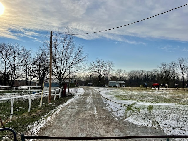 2750 N County Road 1000 E, Indianapolis, IN 46234 - view of dirt / gravel road