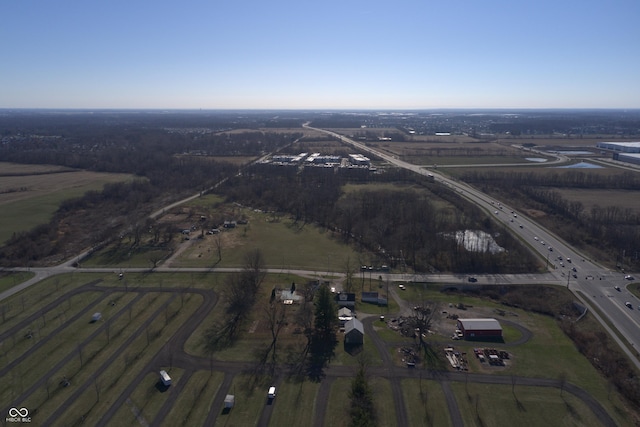 2750 N County Road 1000 E, Indianapolis, IN 46234 - aerial overview of property's location featuring rural landscape