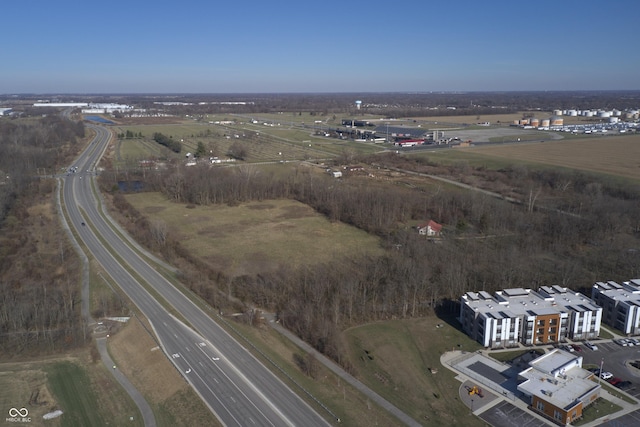 2750 N County Road 1000 E, Indianapolis, IN 46234 - aerial view of property's location with a highway and rural landscape
