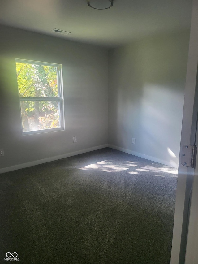 spare room featuring carpet flooring