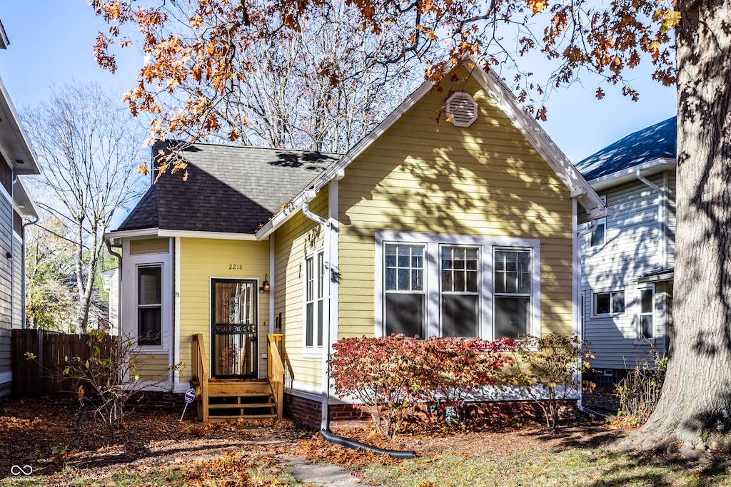 view of rear view of house