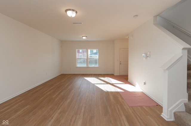 interior space featuring light hardwood / wood-style flooring