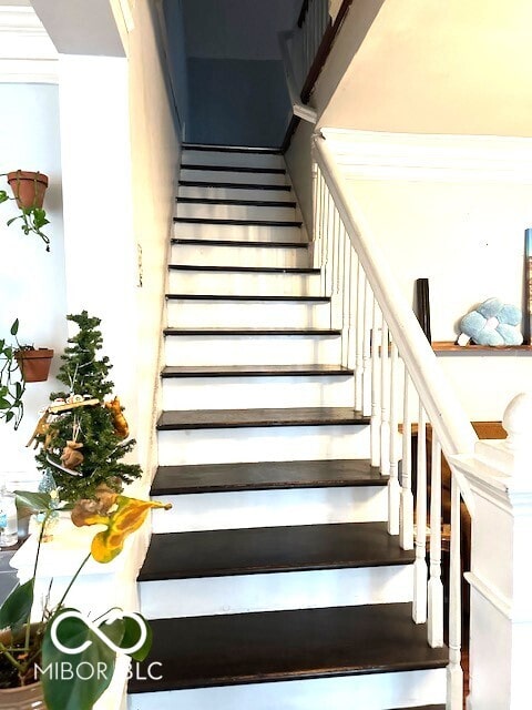 view of stairs