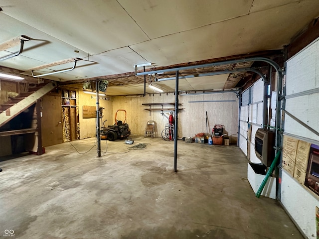 view of basement