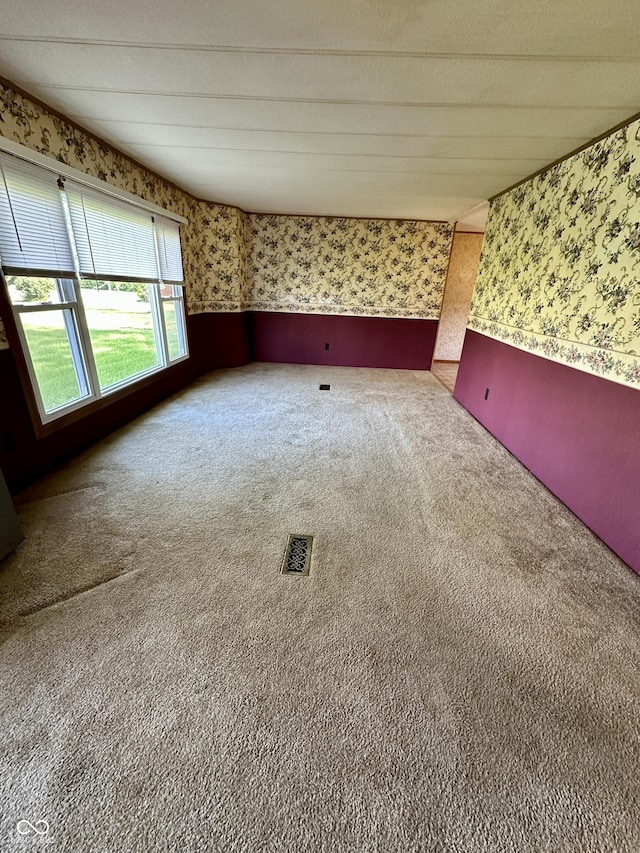 8418 S State Road 39, Clayton, IN 46118 - empty room with wallpapered walls and carpet