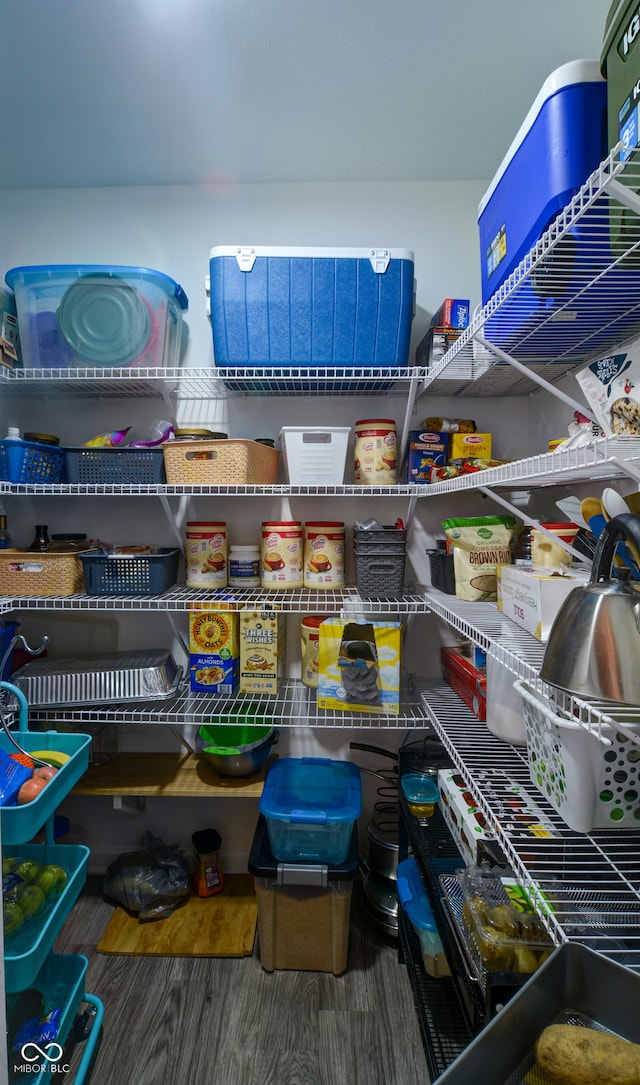 view of pantry