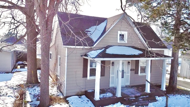 view of bungalow