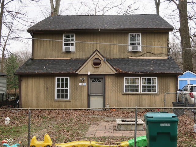 front of property with cooling unit