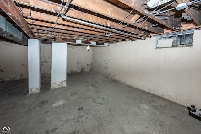 1330 N Bosart Ave, Indianapolis, IN 46201 - view of unfinished basement