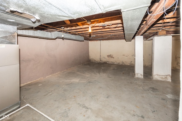 1330 N Bosart Ave, Indianapolis, IN 46201 - view of unfinished below grade area