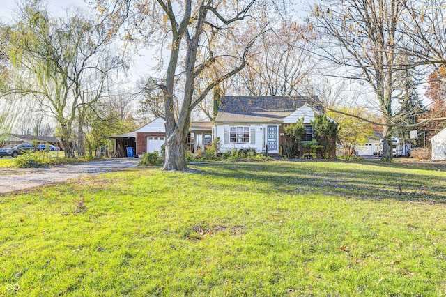 80 S Mickley Ave, Indianapolis, IN 46241 - ranch-style house with driveway and a front yard