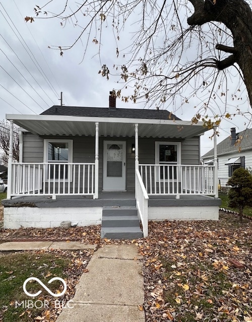 bungalow with covered porch