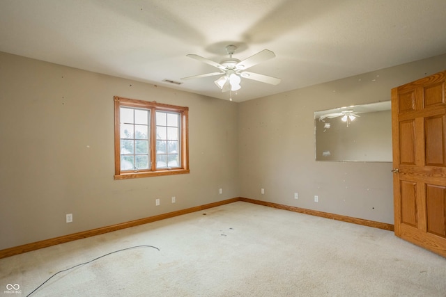 1510 S Greensboro Pike, New Castle, IN 47362 - carpeted spare room featuring ceiling fan