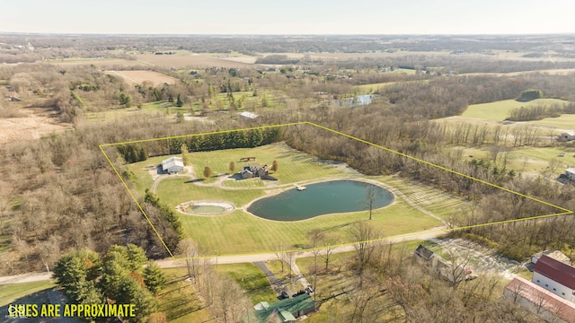 1510 S Greensboro Pike, New Castle, IN 47362 - aerial view featuring a water view