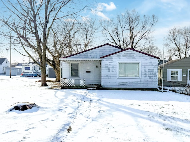 view of front of home