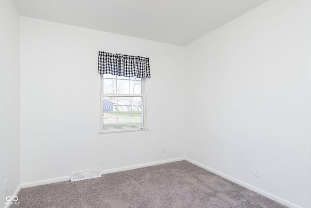 spare room with carpet