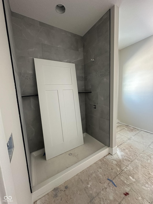 bathroom with walk in shower