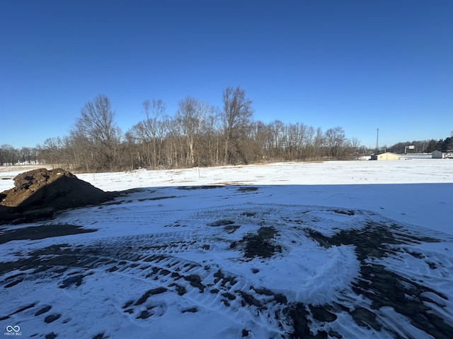 view of snowy yard