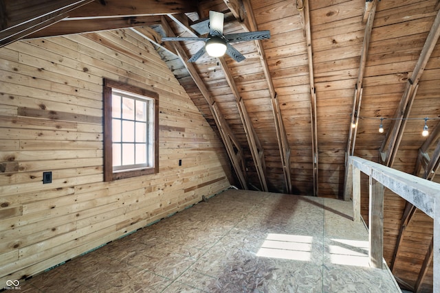 view of attic