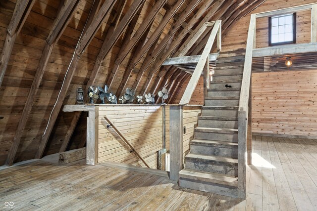 9462 N Rushville Rd, Knightstown, IN 46148 - attic with an upstairs landing