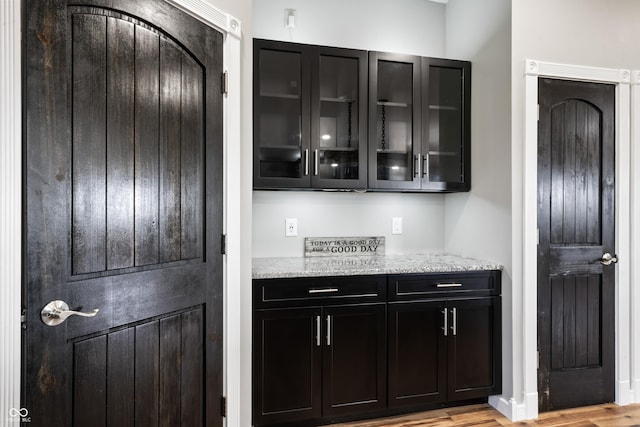 9462 N Rushville Rd, Knightstown, IN 46148 - bar with light wood-type flooring