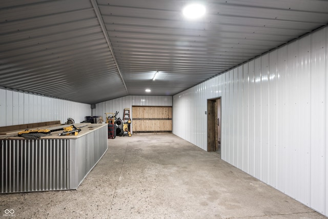 9462 N Rushville Rd, Knightstown, IN 46148 - view of garage