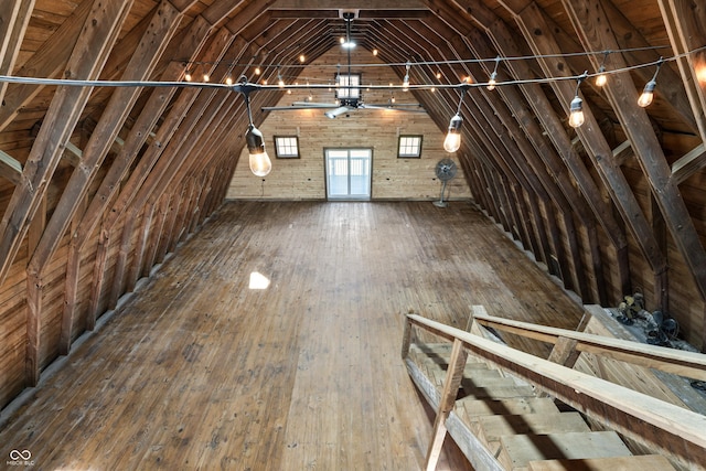 9462 N Rushville Rd, Knightstown, IN 46148 - view of unfinished attic