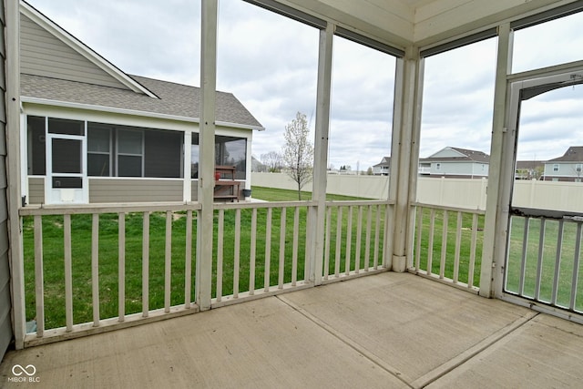 17345 Northam Dr, Westfield, IN 46074 - view of unfurnished sunroom