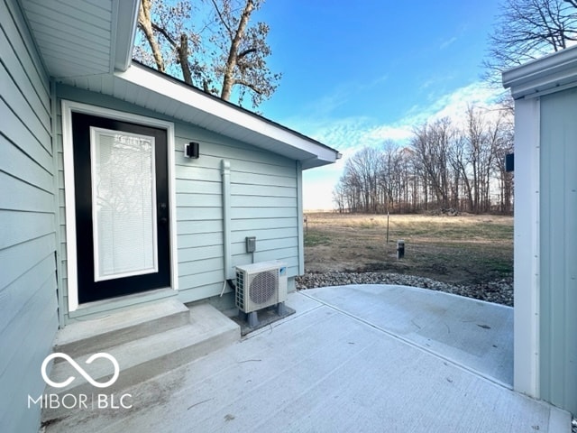 view of patio / terrace with ac unit