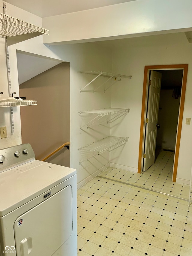 laundry area with washer / dryer