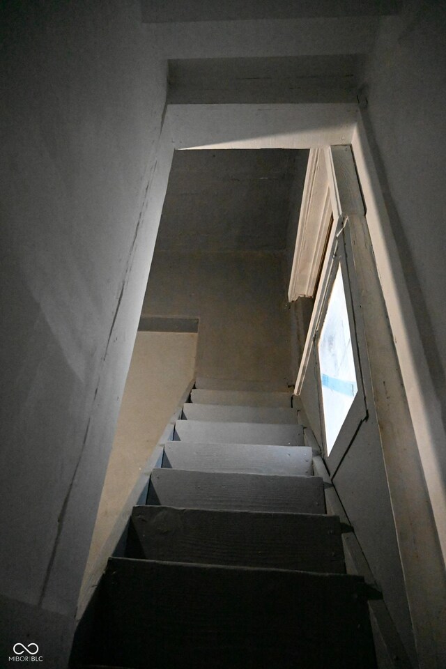 view of staircase