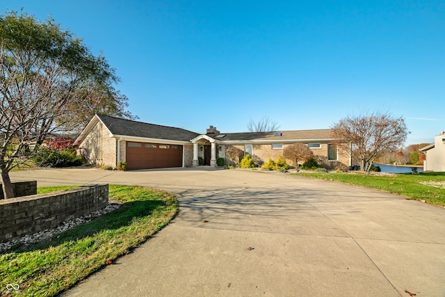 ranch-style house with a garage