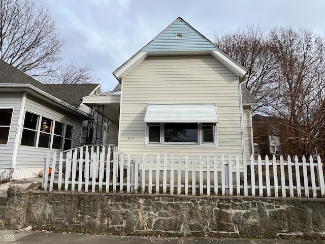 view of front of house