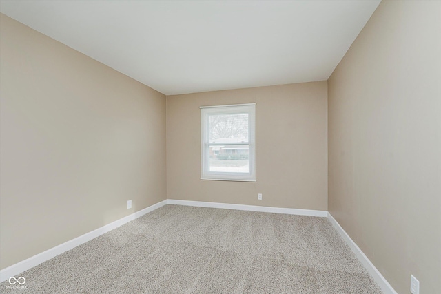 spare room with carpet floors