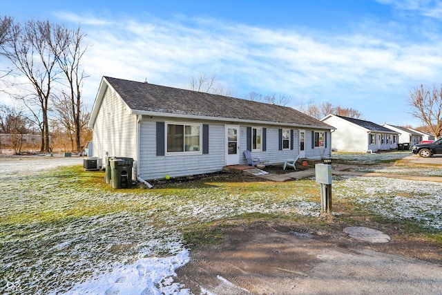 view of ranch-style home