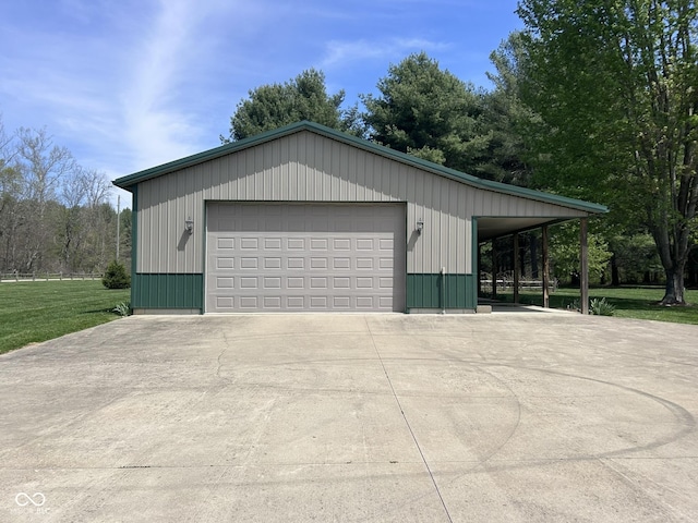 9695 S Houston Rd, Freetown, IN 47235 - garage with a garage