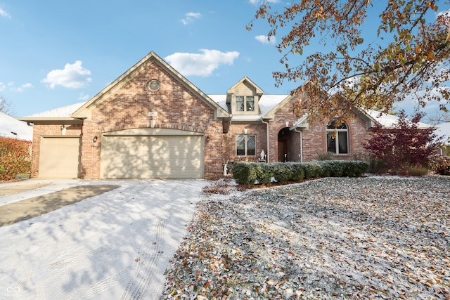 front of property featuring a garage