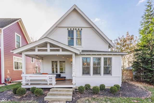 view of front of house featuring a porch