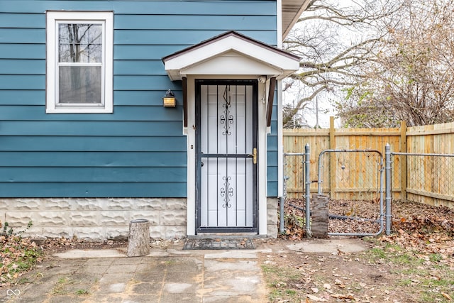 view of entrance to property