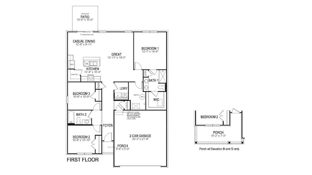 5607 Tart Blvd, Indianapolis, IN 46239 - view of home floor plan