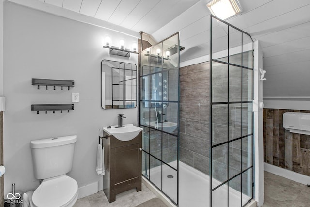 10346 Strongbow Rd, Fishers, IN 46040 - full bathroom featuring vanity and a stall shower