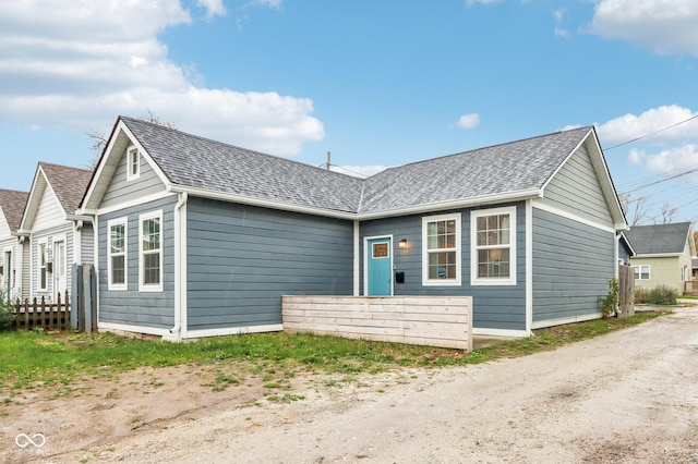 view of front of property