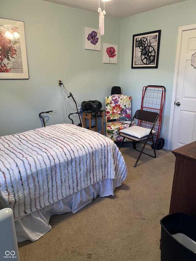 bedroom featuring carpet floors