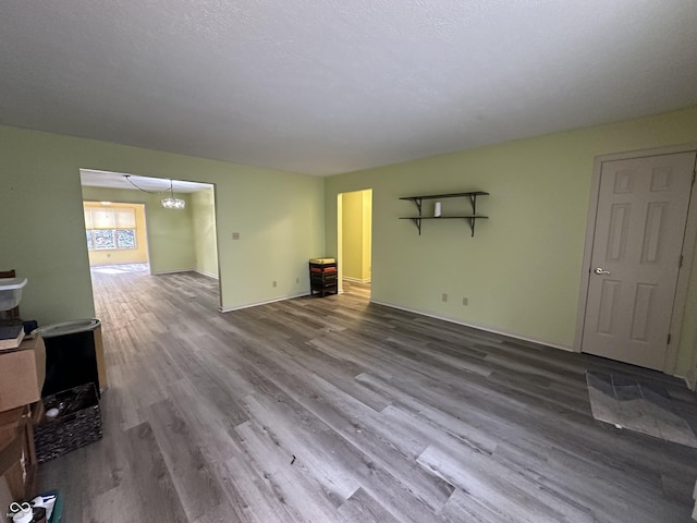 living room with hardwood / wood-style flooring