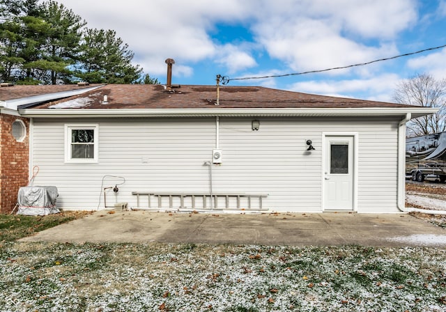 view of back of property