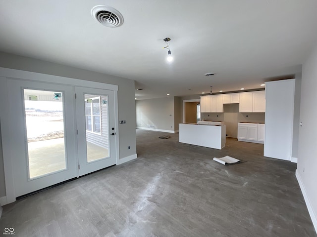 view of unfurnished living room