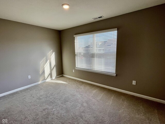 empty room featuring carpet floors