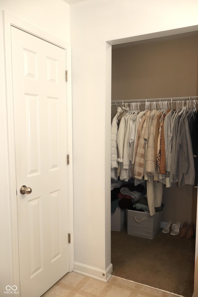 view of closet