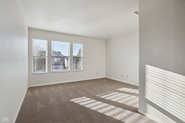 spare room featuring carpet floors